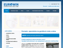 Tablet Screenshot of eurowin.cz